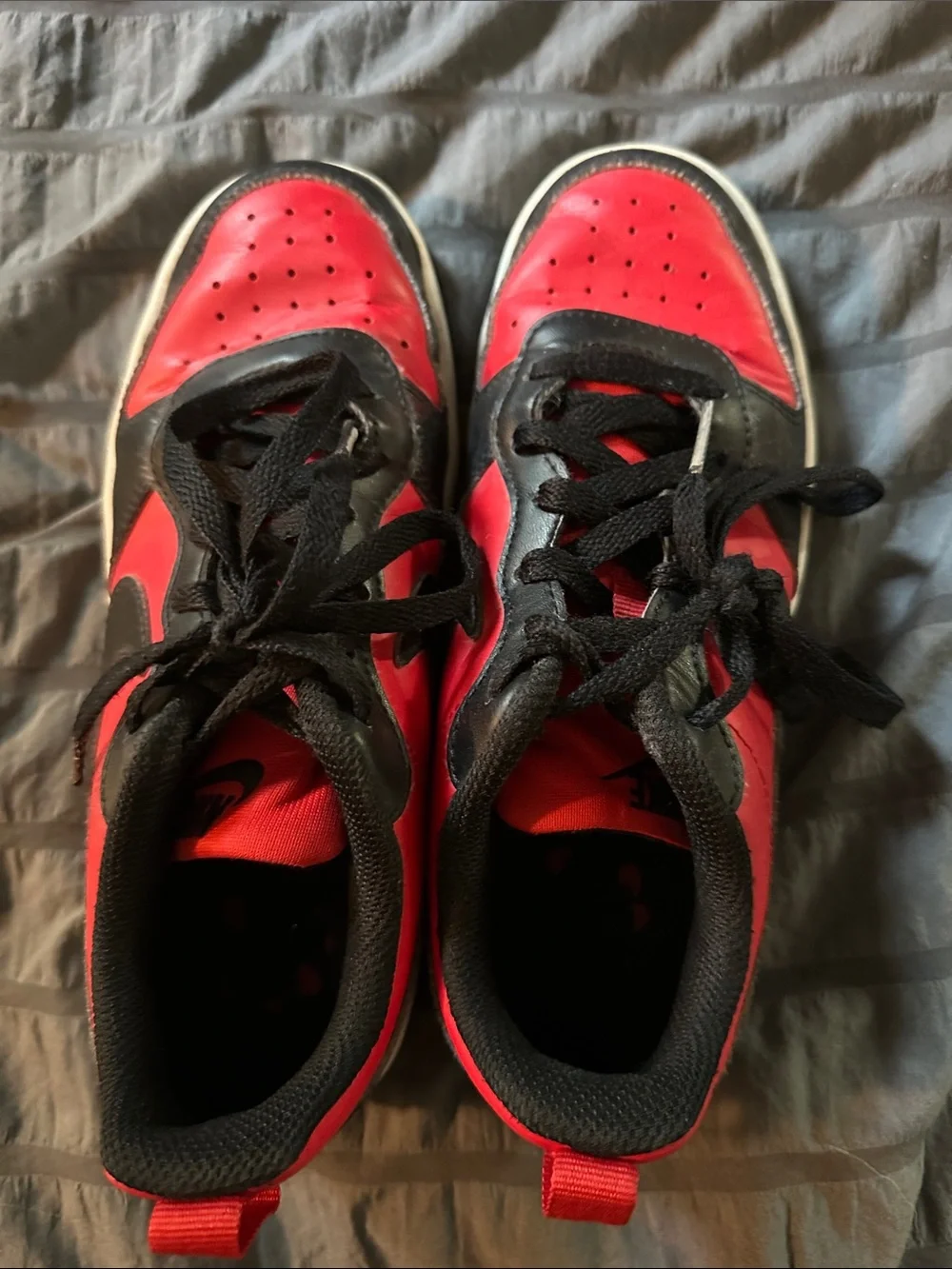 Nike Kids Red and Black Sneakers